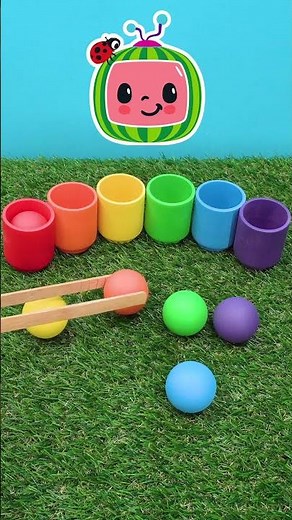 滚啊滚！彩色小球乐园#卡通片#CoComelon 中文#Nursery Rhymes