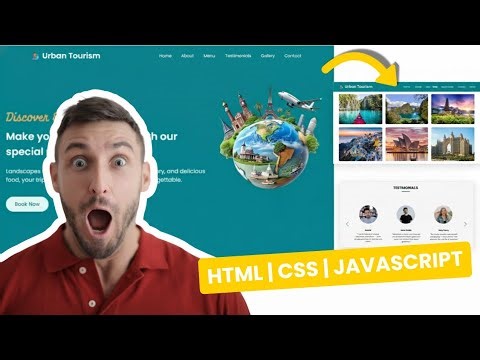 ​Build a Fully Responsive Website from Scratch | HTML CSS & JS (Part 2)