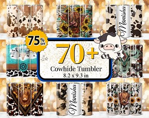 70   Cowhide Tumbler Wrap Designs, Cowhide Western Tumbler Wrap, Cow Fur Print, Cowhide Heifer Cowgirl Sublimation Designs, Straight Tumbler - Etsy