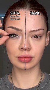 2014. Vs 2024. makeup 🧚🏻‍♀️ | Mimier Makeup