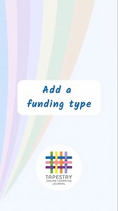 How do funding types work on Tapestry Invoices?