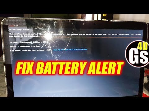 How to Fix HP Battery Alert 601