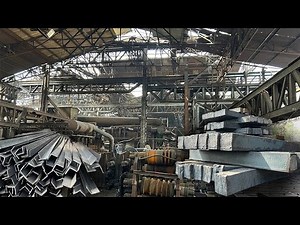 How Factories Melt Iron Scrap to Create Billets and Angle Iron | The Full Process!