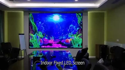 COB LED Screen Indoor Customized LED Display Wall High Contrast Ratio P2 LED Screen Display Board