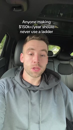 Safety Tips for High Earners: Avoid Ladders at $150k /Year