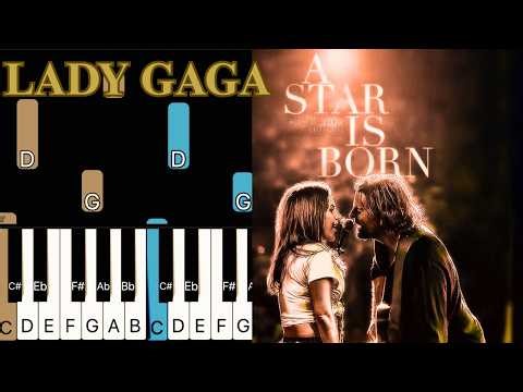 (Lady Gaga) SHALLOW – EASY Piano Tutorial