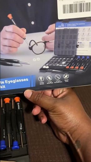 Eyeglass Repair Kit with Screws #eyeglassrepair #kit #glasses #repair #screws