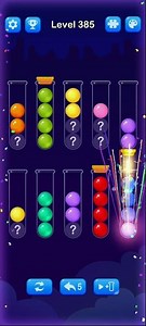 Ball Sort Puzzle level 385. #puzzle #strategy #gamer #game #live #mobile #new #ballsortpuzzle