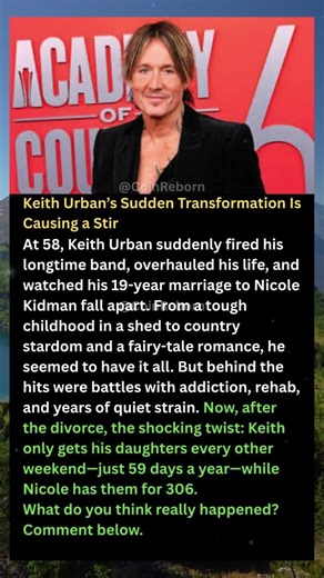 Keith Urban’s Sudden Transformation Is Causing a Stir#shorts
