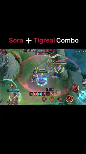 Sora and tigreal #mobilelegends #mlbb #shorts