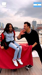 Girl levitating in mid-air 🎩 (Magic trick) | Magicians