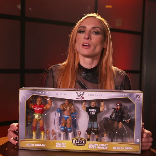 Check out the new WWE Elite Collection action figure in the WWE Then. Now. Forever. Together. 4-Pack, available for preorder at Target.com https://www.target.com/p/-/A-87846889 | Becky Lynch