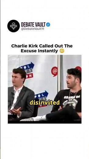 Charlie Kirk Called Out The Excuse In Seconds