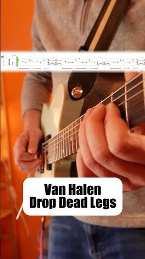 Drop Dead Legs Van Halen with Tabs! #guitar #guitartabs #vanhalen