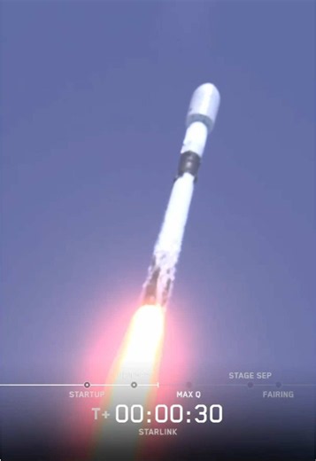 LIFTOFF! SpaceX launches Falcon 9 carrying 29 Starlink satellites into Orbit | Starlink Group 10-19 | Source: SpaceX | #SpaceX #Falcon9 #Starlink #fyp