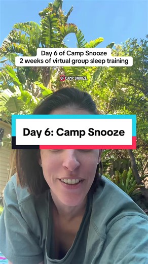 Day 6 of Camp Snooze: Successful Baby Sleep Training