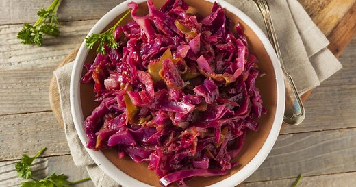 Compotée de chou rouge aux pommes