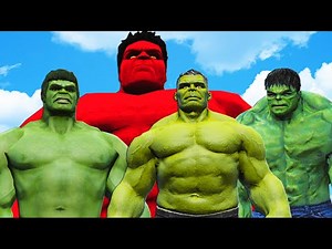 RED HULK VS WORLD WAR HULK (Hulk, The Incredible Hulk, Hulk Endgame)
