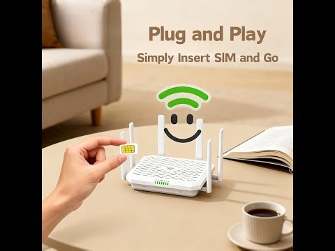 InHand 5G Router FWA02, Ultra-Fast Wi-Fi 6 Mesh Router