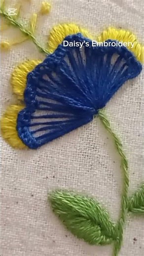 Hand Embroidery ||Flower Design||Daisy's Embroidery