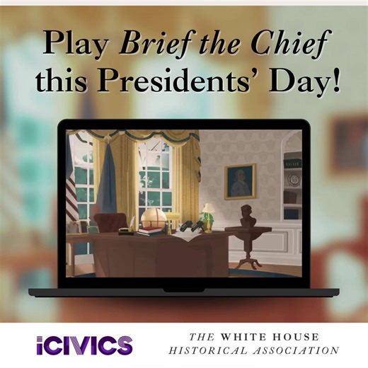 This Presidents’ Day, we invite students and educators to step inside presidential decision-making. Brief the Chief, our interactive history learning game developed in partnership with iCivics, places players in the role of a presidential advisor during pivotal moments from the presidencies of Thomas Jefferson, Abraham Lincoln, and Lyndon B. Johnson. Designed for classroom use, Brief the Chief helps students learn about the challenges presidents faced and the choices that shaped American history