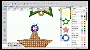 Join Janome Educator Anne Hein as she walks us through how to make embroidered holiday jewelry using the Continental M17 combo machine, and our Artistic Digitizer embroidery software! | Janome Sewing Machines