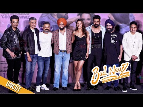 UNCUT - Bad Newz | Official Trailer Launch | Vicky Kaushal, Tripti Dimri, Ammy Virk | Karan Johat