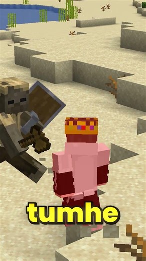 When Minecraft Mobs Fight Back…! #shorts #minecraftshorts
