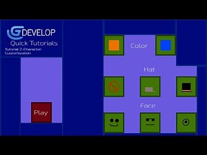 GDevelop Quick Tutorials #2: Character Customization