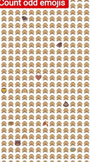 count the odd emojis challenge #emojichallenge #emojyfind #emojyfind #funny