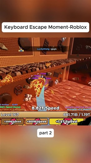Keyboard Escape Roblox Part 2 — Speed, Admin, dan 90B Moment
