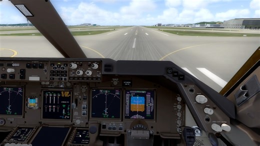 测试748双发起飞和降落，满载，20吨油，RKSI，最后的PAPI灯把我整不会了