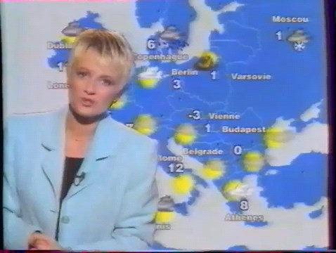 1993年2月2日,法国电视二台(France 2),广告和节目预告,天气预报和星期二的大电影