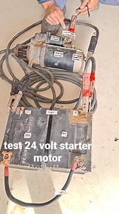 12K views · 141 reactions | how to test 24 volt starter motor on a battery #starter #motor #car #autoelectrician #mechanic Mechatronics Tyronn | Mechatronics Tyronn | Facebook