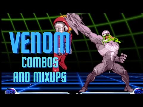 MvC2 - Venom Combos and Mixups Compilation