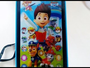 Обзор Щенячий патруль планшет телефон Overview toy Paw Patrol tablet