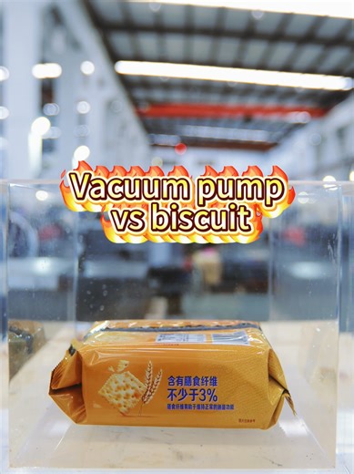 Vacuum Pump vs Biscuit: A Fun Experiment