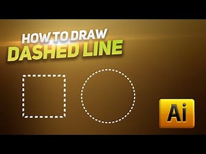 How to draw a dashed line in Adobe illustrator CC