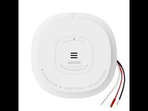 JULLISON Hardwired Fire Alarm Smoke Sensitivity Calibration Test | Accuracy Verification