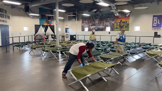 10K views · 235 reactions | Heat relief doesn't stop when the sun sets. Phoenix funds 170 beds that are open every night at St. Vincent de Paul this summer. Since April, more than 70 people who've stayed here have also connected with other services, like shelter, to help end their homelessness. #PHXSolutions | City of Phoenix, AZ USA | Facebook