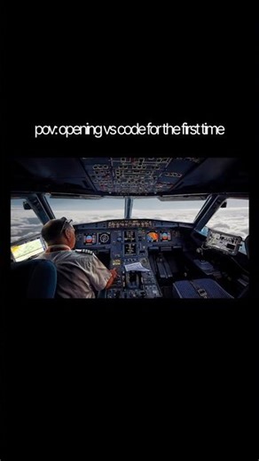 opening VsCode first time☠️