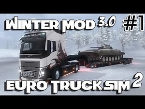 Euro Truck Simulator 2 - Winter Mod v3.0 ( Volvo FH 2014 )