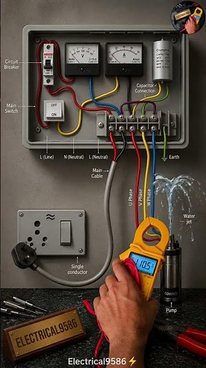 Submersible Pump Control Panel Wiring & Testing Explained! ⚡️💧 #Shorts