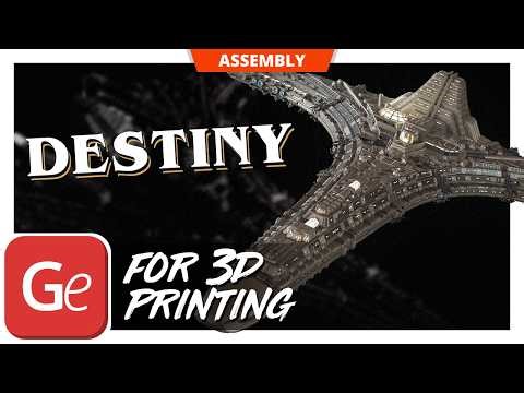 Destiny STL files for 3D printing | Assembly by Gambody
