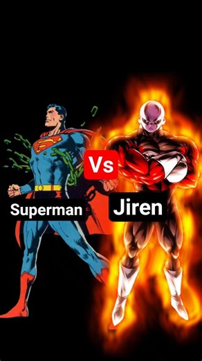 Jiren vs Superman 🔥#superman #jiren #anime #dc #powerlevels #allforms #shorts #edit