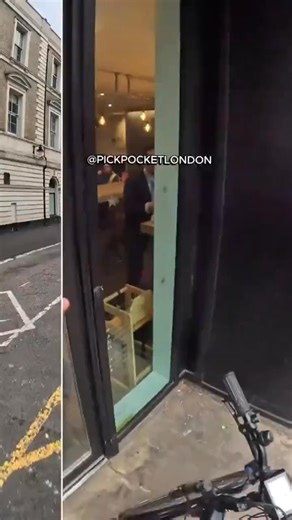 A man sprays red paint over pickpockets | Georgie Ikin