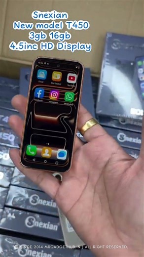 Unboxing Snexian Bold T450 | Mini 17 Pro max 4.5 | Best Mini Smartphone