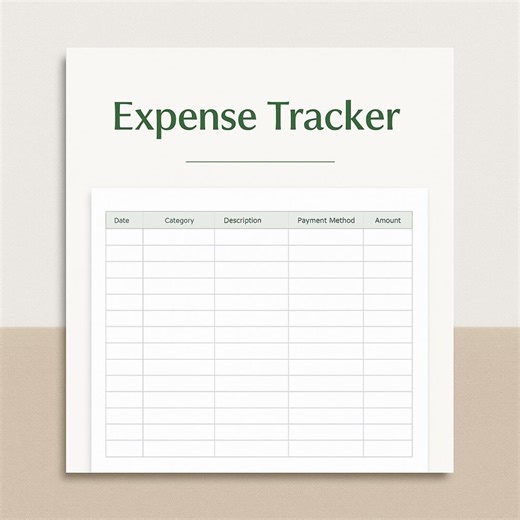 Small Business Expense Tracker: Excel Template Spreadsheet - Etsy