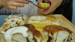 ❤️SAS❤️ on Instagram: "ASMR EATING SOUNDS. Here you go SAS-SQUAD Honeycomb! 😴 I know you’ve been waiting for that for sometime now. I see your request in the moment section more then enough ❤️. Link in bio👆🏻. You can get honeycomb easily delivered to your house on amazon.com #asmr #asmrfood #asmrsounds #asmr #honeycomb #stickysounds #cinnamonrolls #sosweet #sweettooth #asmryoutube #youtube"