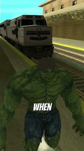 Hulk vs Train in Every GTA Game